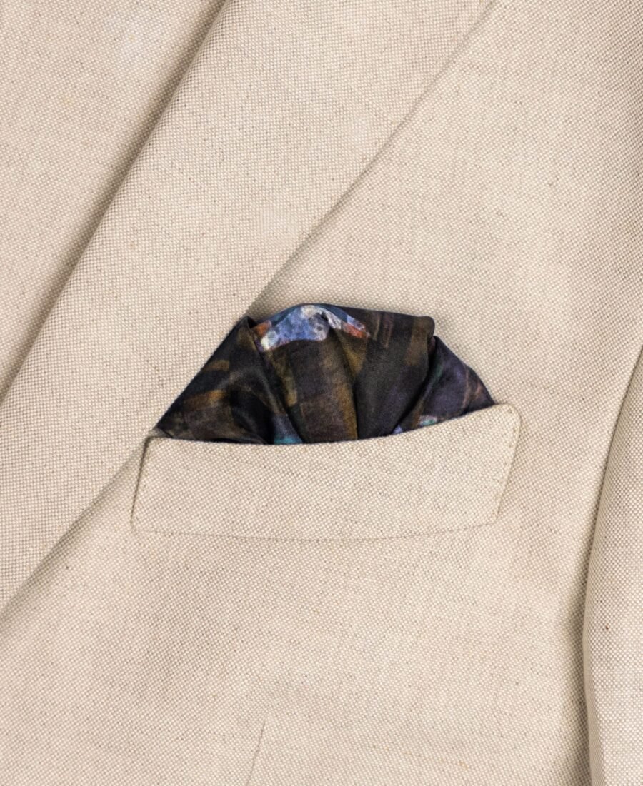 Lofty Silk Pocket Square - Image 3