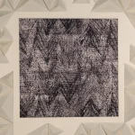 Unallume printed gray pocket square silk pocket square blazer pocket square floral print pocket square fold pocket square