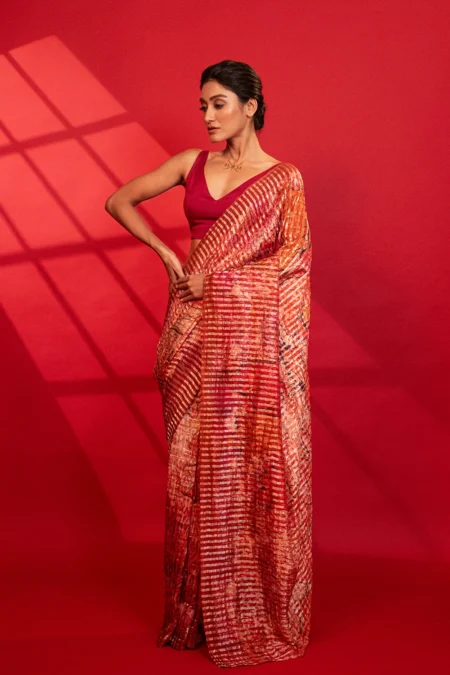 Unallume Print saree designs Unique saree designs Artisan saree designs Indian print sarees Printed saree party wear Printed saree silk blue saree Green Saree, floral saree, multi color , Metallic Golden Red Gray designer saree bollywood saree indian saree silk saree fashion art inspired fashion handloom trendy cocktail saree party wear artistic fashion fashion trends indian saree tissue organza pure silk ready to wear saree cotton saree printed saree handloom saree Blue saree, floral saree