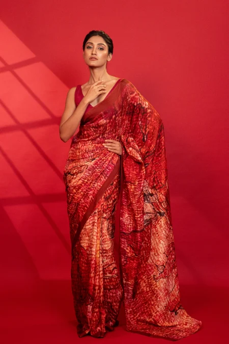 Unallume Print saree designs Unique saree designs Artisan saree designs Indian print sarees Printed saree party wear Printed saree silk blue saree Green Saree, floral saree, multi color , Metallic Golden Red Gray designer saree bollywood saree indian saree silk saree fashion art inspired fashion handloom trendy cocktail saree party wear artistic fashion fashion trends indian saree tissue organza pure silk ready to wear saree cotton saree printed saree handloom saree Blue saree, floral saree