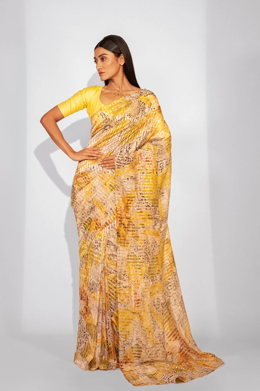 Unallume Print saree designs Unique saree designs Artisan saree designs Indian print sarees Printed saree party wear Printed saree silk blue saree Green Saree, floral saree, multi color , Metallic Golden Red Gray designer saree bollywood saree indian saree silk saree fashion art inspired fashion handloom trendy cocktail saree party wear artistic fashion fashion trends indian saree tissue organza pure silk ready to wear saree cotton saree printed saree handloom saree Blue saree, floral saree