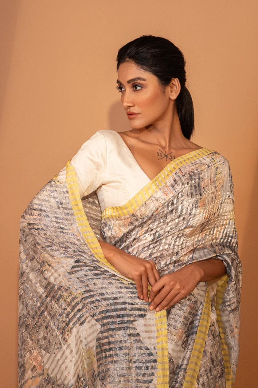 Unallume Print saree designs Unique saree designs Artisan saree designs Indian print sarees Printed saree party wear Printed saree silk blue saree Green Saree, floral saree, multi color , Metallic Golden Red Gray designer saree bollywood saree indian saree silk saree fashion art inspired fashion handloom trendy cocktail saree party wear artistic fashion fashion trends indian saree tissue organza pure silk ready to wear saree cotton saree printed saree handloom saree Blue saree, floral saree