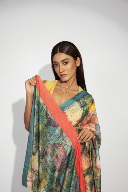 Unallume, Metallic Golden Red Gray designer saree bollywood saree indian saree silk saree fashion art inspired fashion handloom trendy cocktail saree party wear artistic fashion fashion trends indian saree tissue organza pure silk ready to wear saree cotton saree printed saree handloom saree