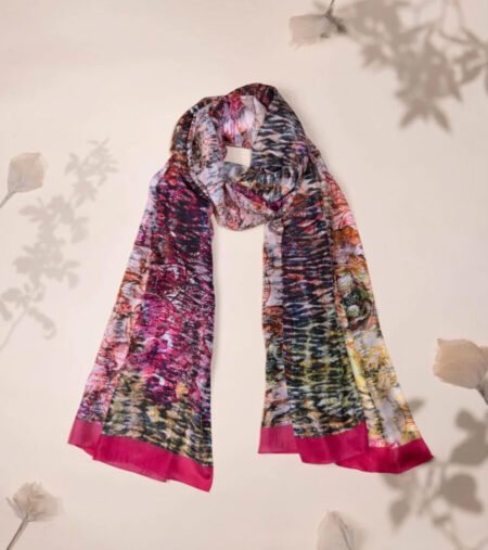 Blossom Burst Silk Scarf