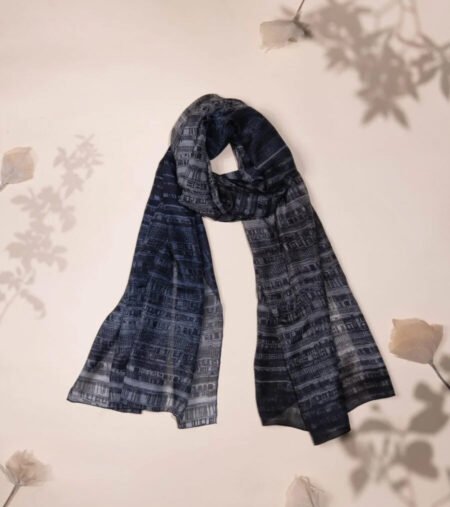 Urban Noir Silk Scarf