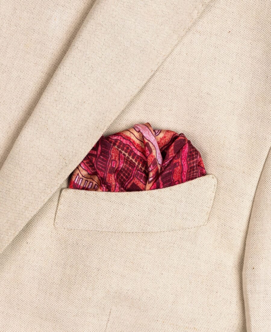 Unallume printed pocket square silk pocket square blazer pocket square floral print pocket square fold pocket square