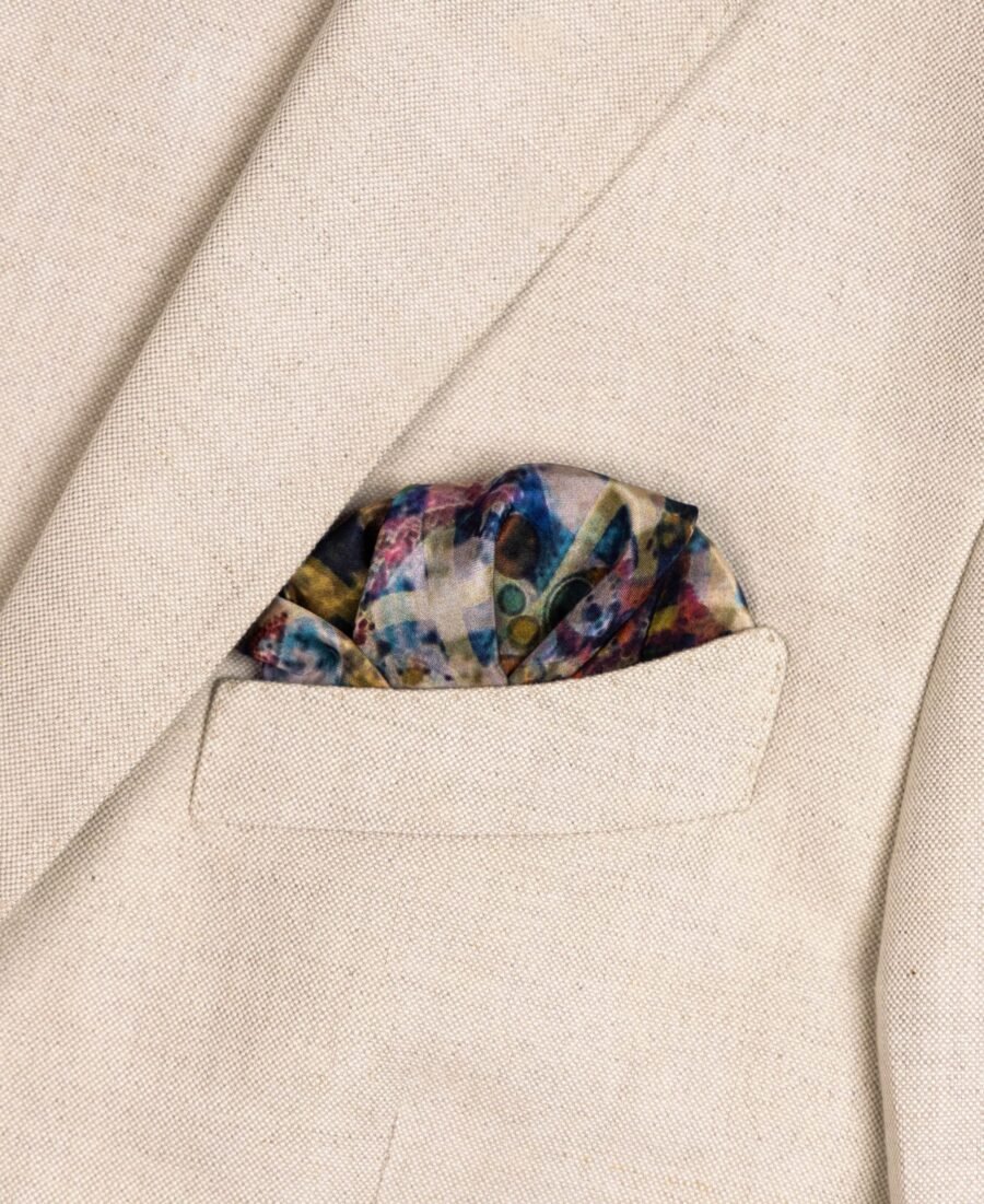 Unallume printed pocket square silk pocket square blazer pocket square floral print pocket square fold pocket square