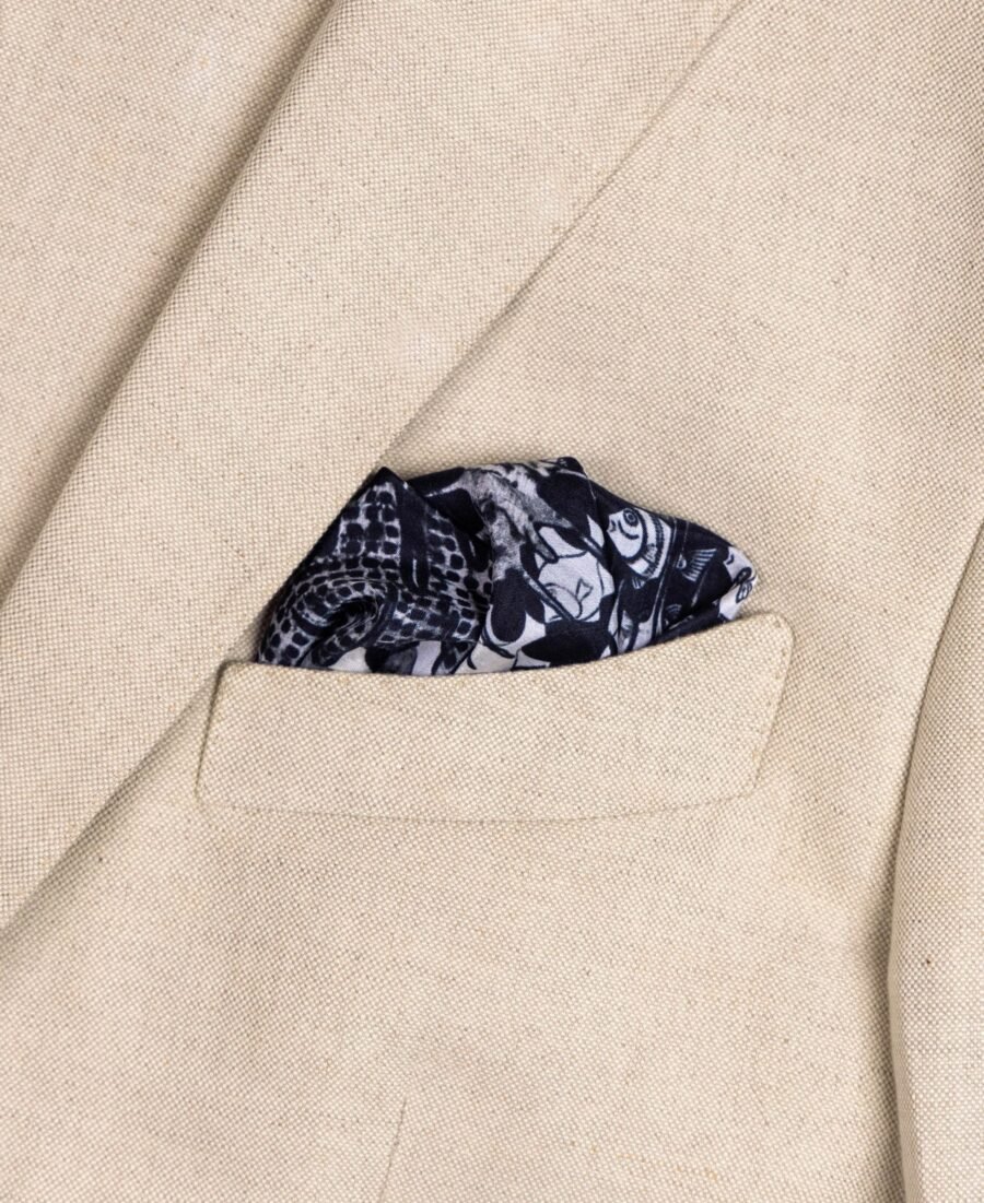 : Unallume printed pocket square silk pocket square blazer pocket square floral print pocket square fold pocket square