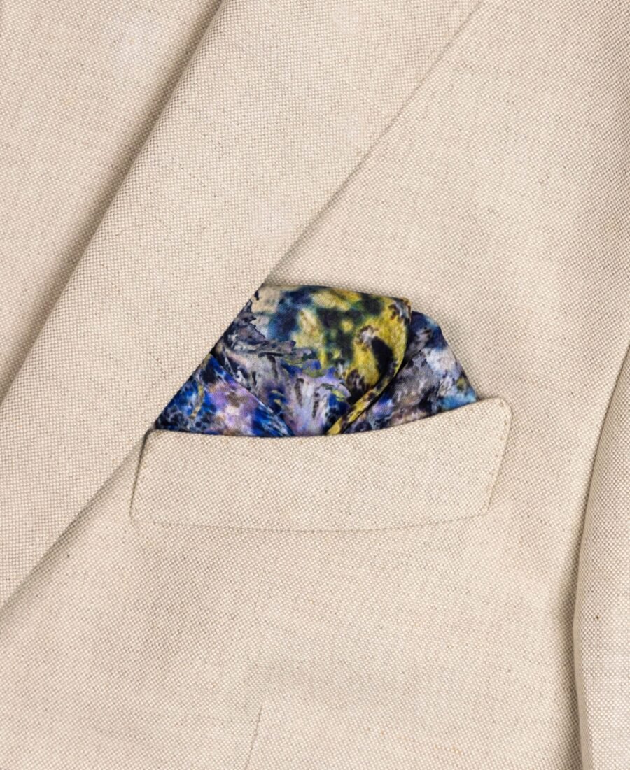 Unallume printed pocket square silk pocket square blazer pocket square floral print pocket square fold pocket square