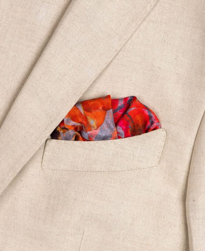 Unallume printed pocket square silk pocket square blazer pocket square floral print pocket square fold pocket square