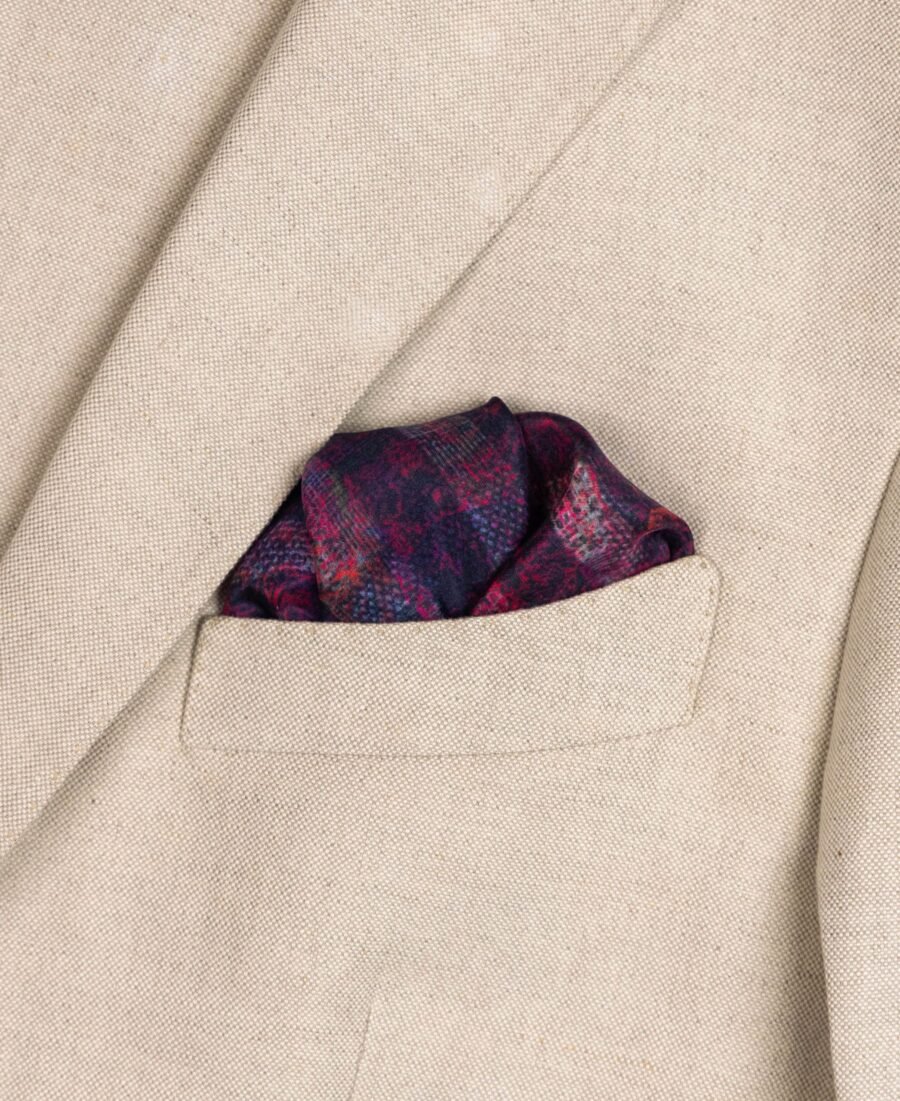 : Unallume printed pocket square silk pocket square blazer pocket square floral print pocket square fold pocket square