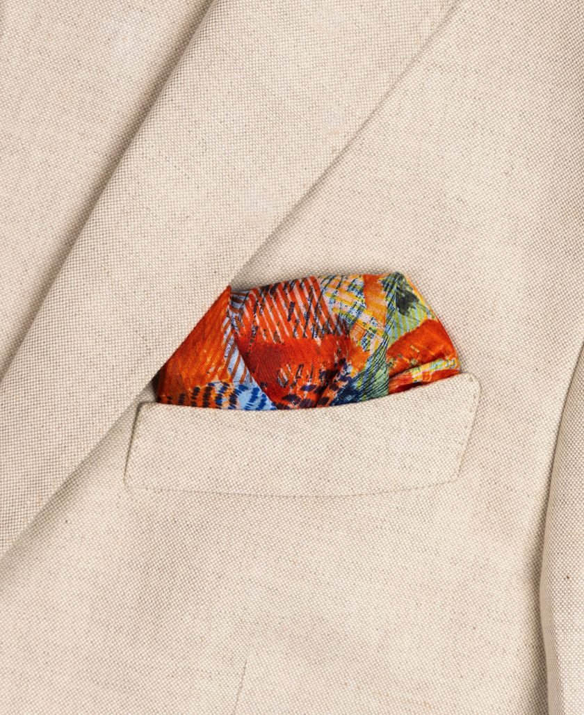 Unallume printed pocket square silk pocket square blazer pocket square floral print pocket square fold pocket square