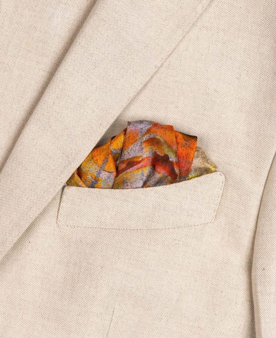 : Unallume printed pocket square silk pocket square blazer pocket square floral print pocket square fold pocket square