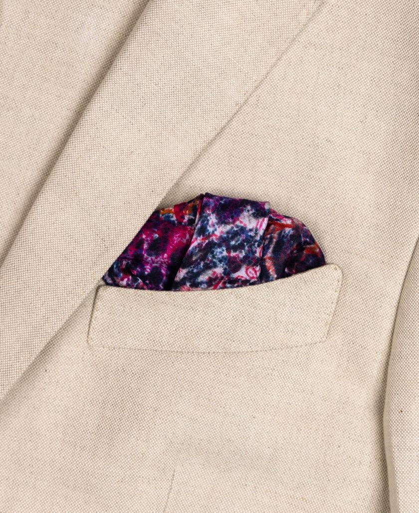 Unallume printed pocket square silk pocket square blazer pocket square floral print pocket square fold pocket square