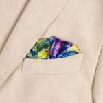 Unallume printed pocket square silk pocket square blazer pocket square floral print pocket square fold pocket square