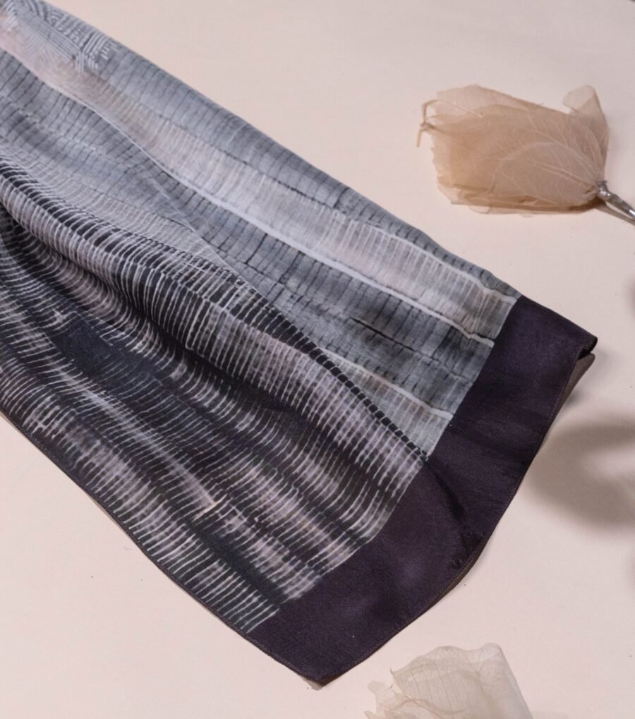Abstract Essence Silk Scarf - Image 2