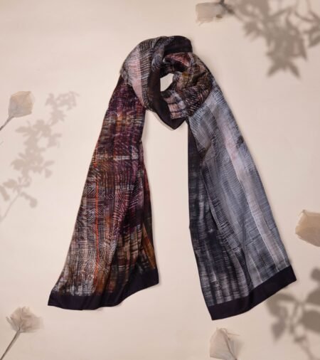 Abstract Essence Silk Scarf