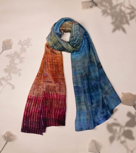 Sunset Horizon Silk Scarf