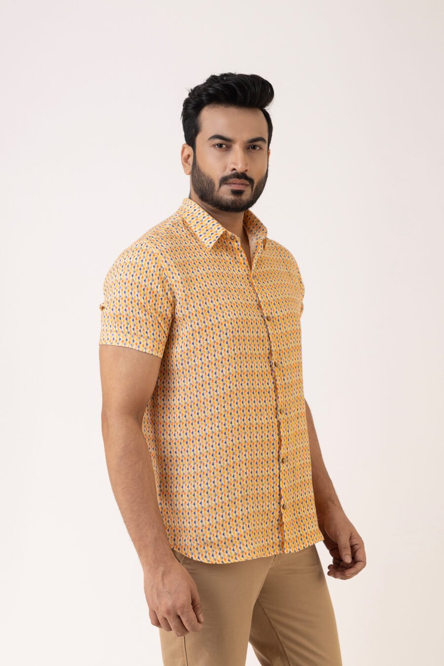 Sundown Geo Linen Shirt - Image 2
