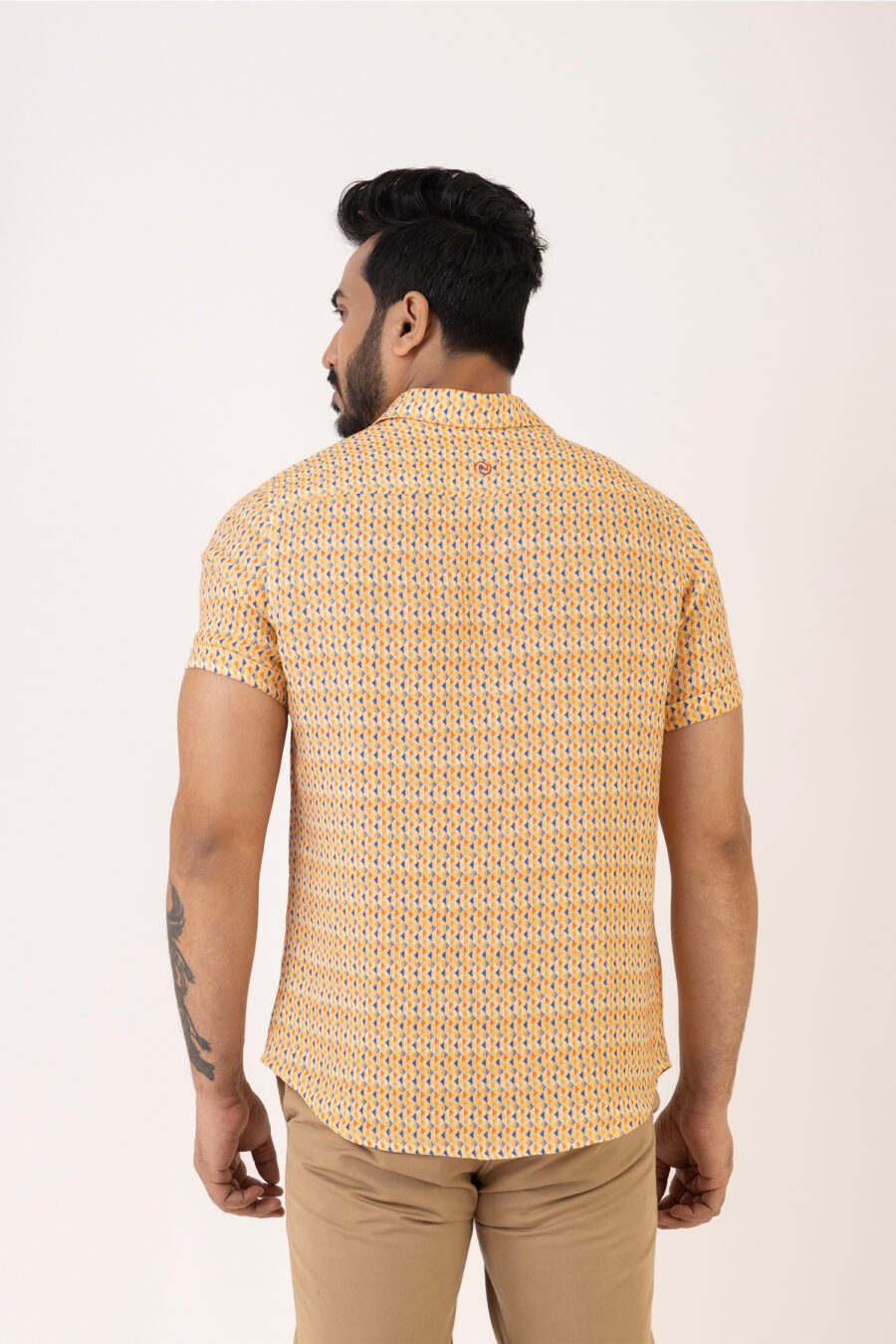 Sundown Geo Linen Shirt - Image 3