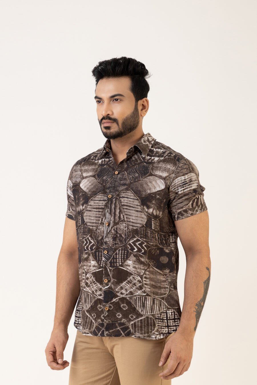 Unallume Earth Echo Linen Shirt