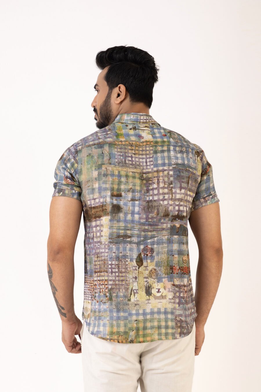 Wilderness Mosaic Linen Shirt - Image 3