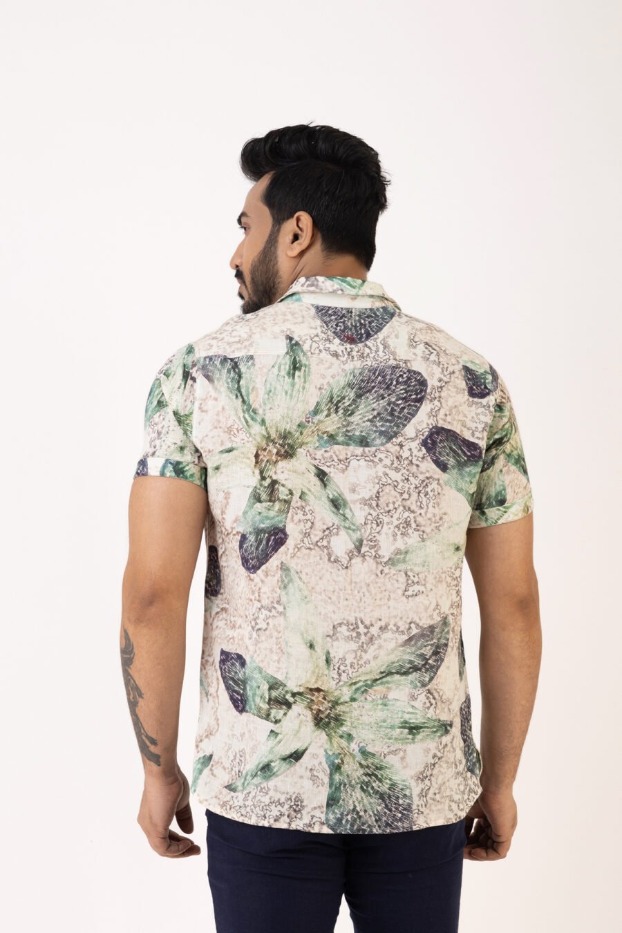 Unallume Blue Orchid Linen Shirt