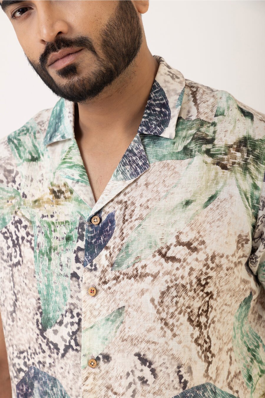 Unallume Blue Orchid Linen Shirt