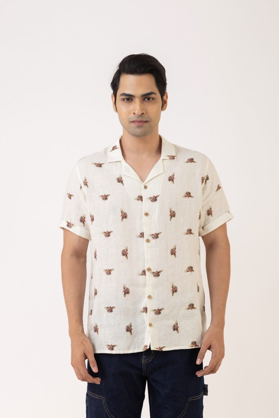 Unallume Don’t Moth-er Me Linen Shirt