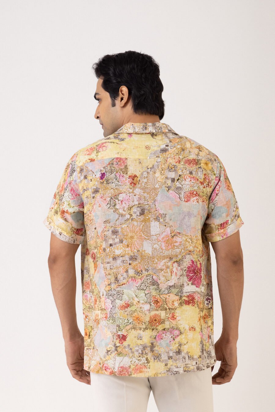 Sunlit Bloom Linen Shirt - Image 3