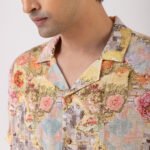 Sunlit Bloom Linen Shirt - Image 4