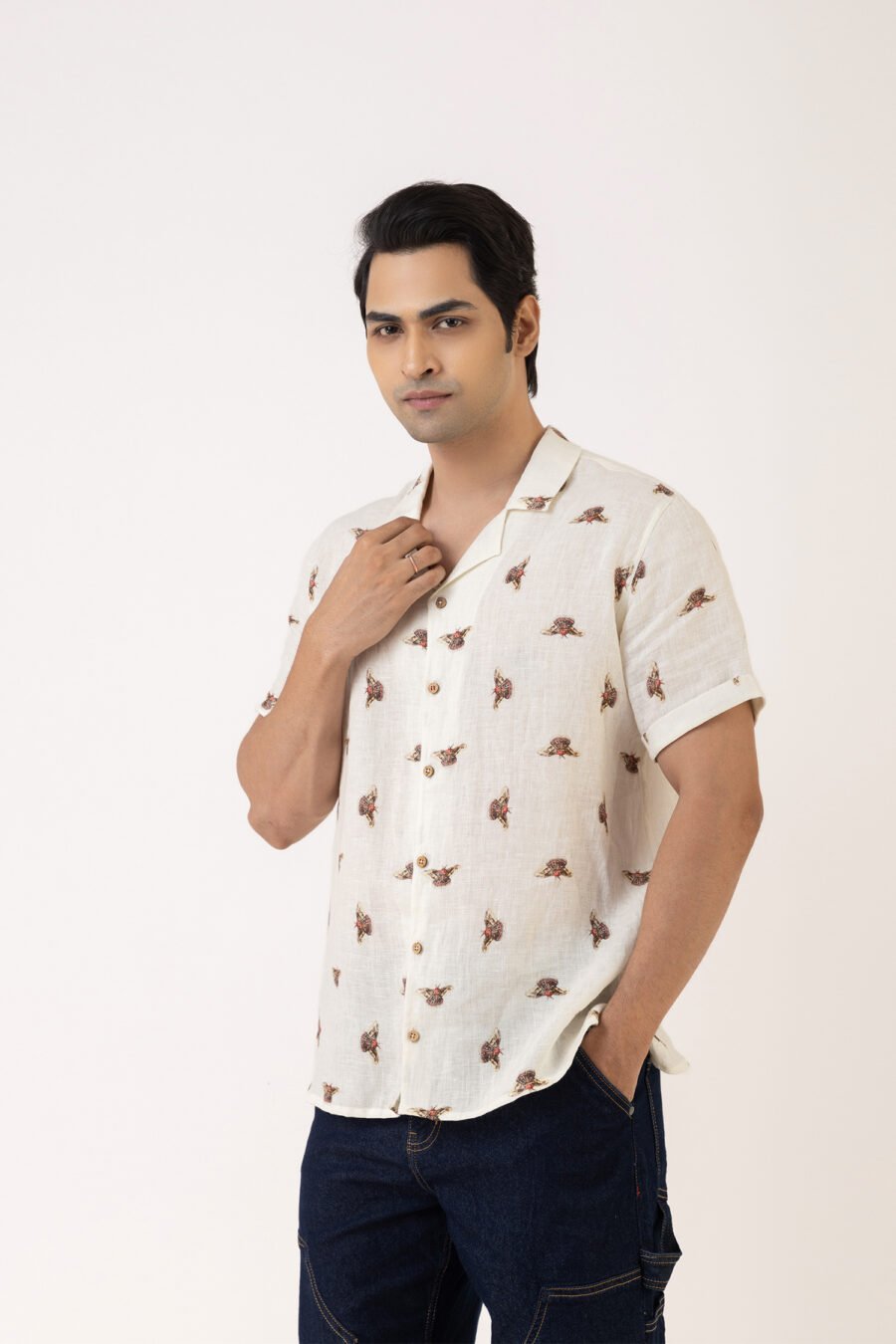 Unallume Don’t Moth-er Me Linen Shirt