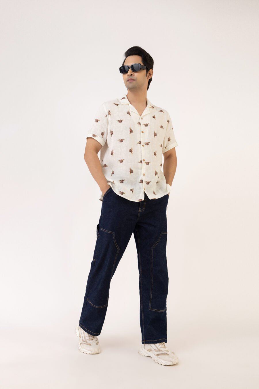 Unallume Don’t Moth-er Me Linen Shirt