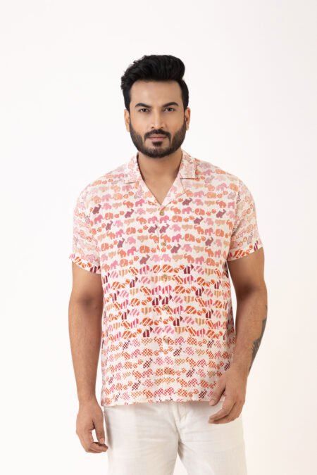 Candy Safari Linen Shirt