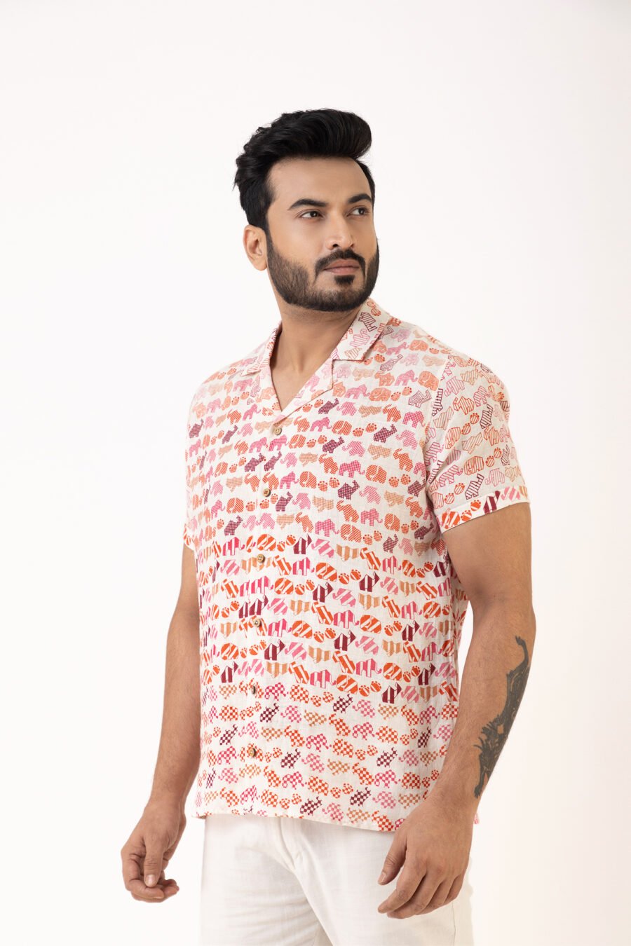 Candy Safari Linen Shirt - Image 2