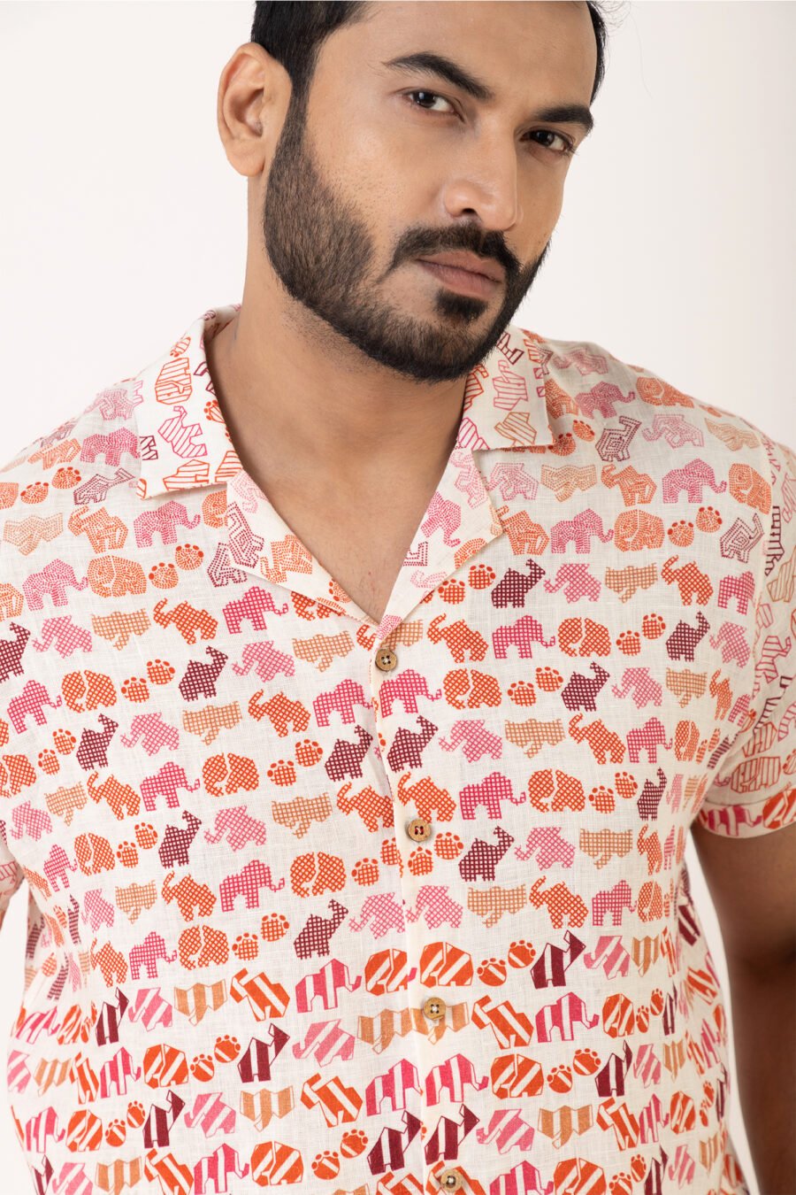 Candy Safari Linen Shirt - Image 4
