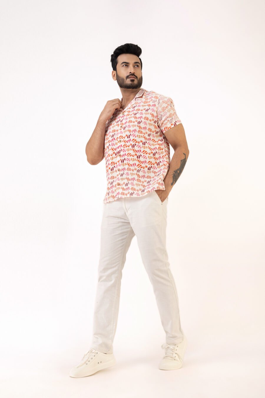Candy Safari Linen Shirt - Image 5