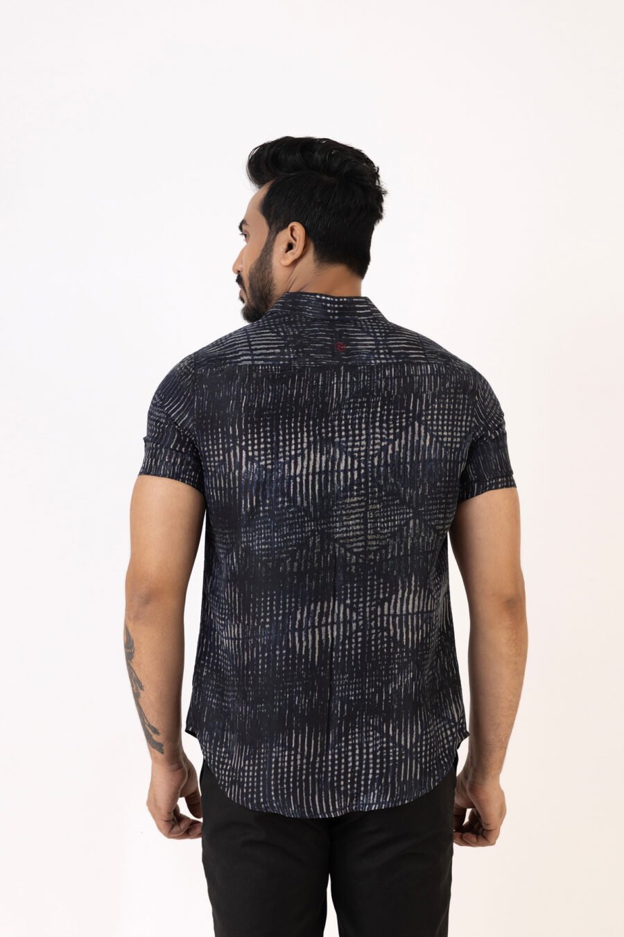Unallume Inky Whirl Silk Shirt
