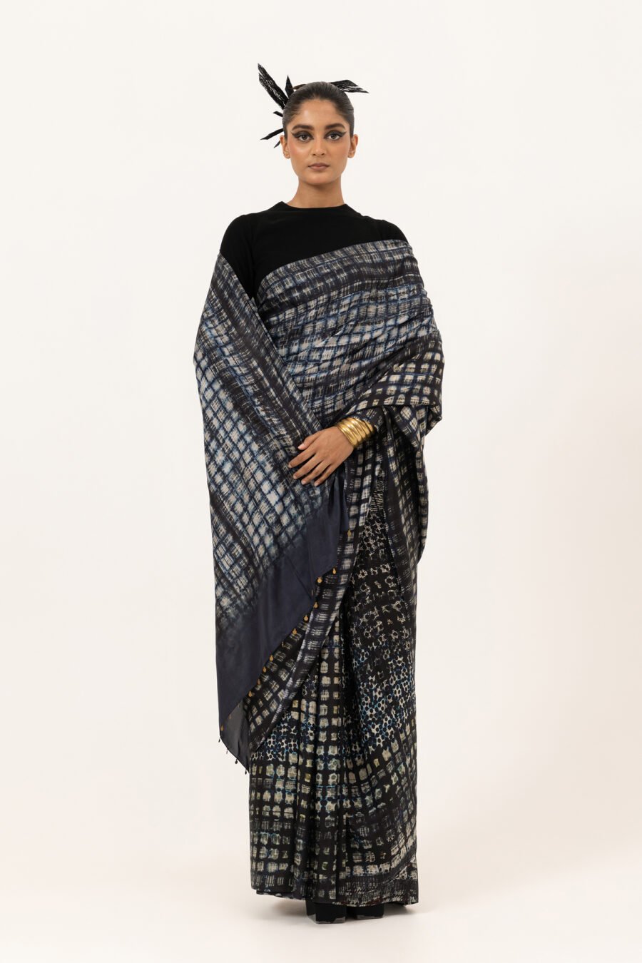 Noir Luxe Silk Saree