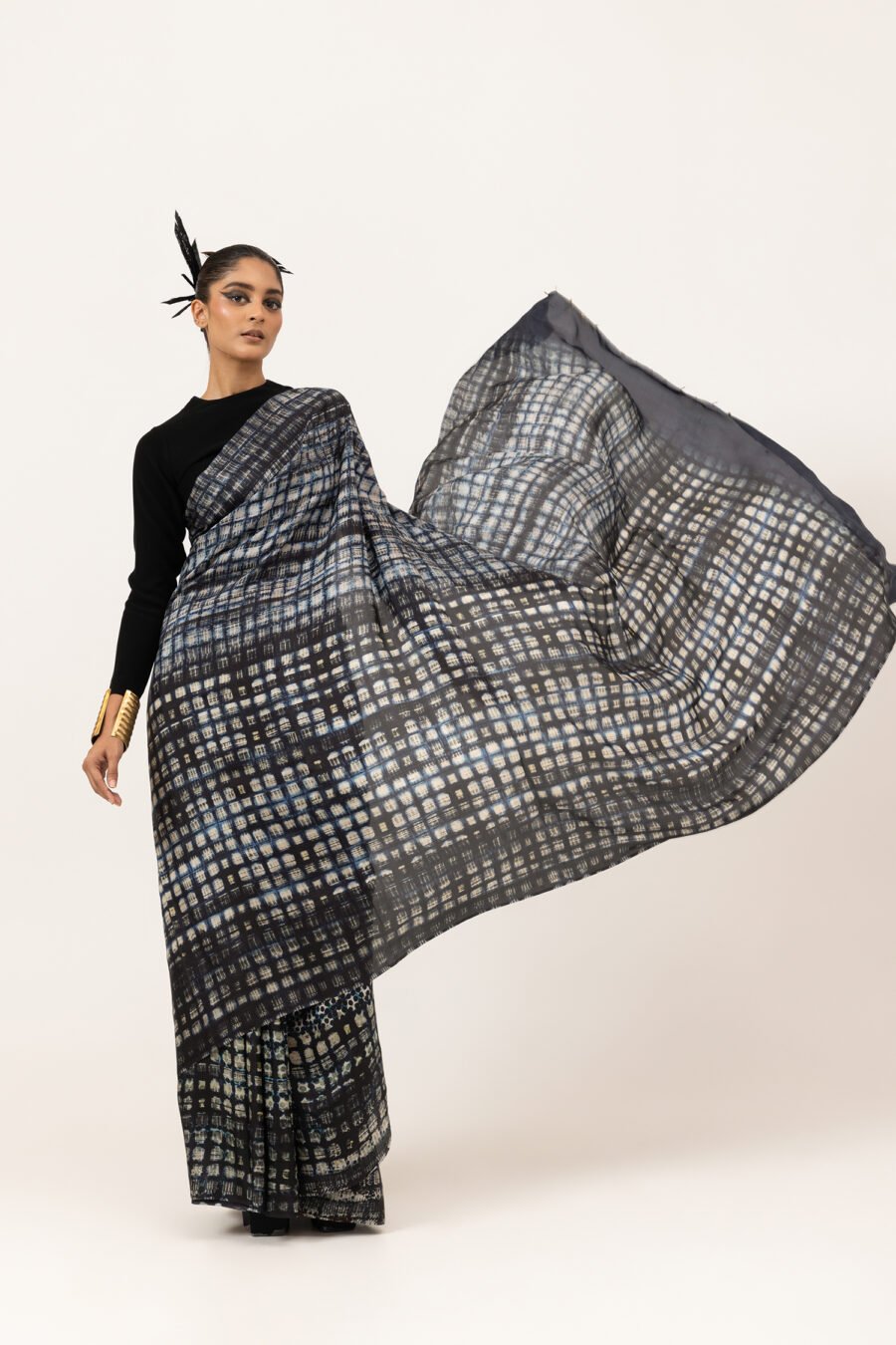 Noir Luxe Silk Saree