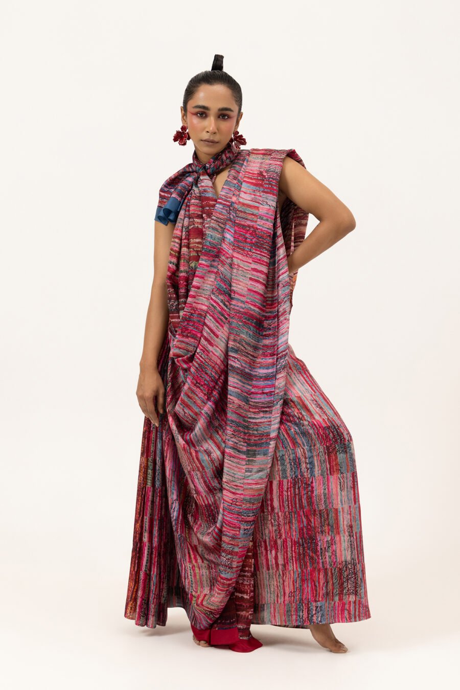 Crimson Tide Silk Saree