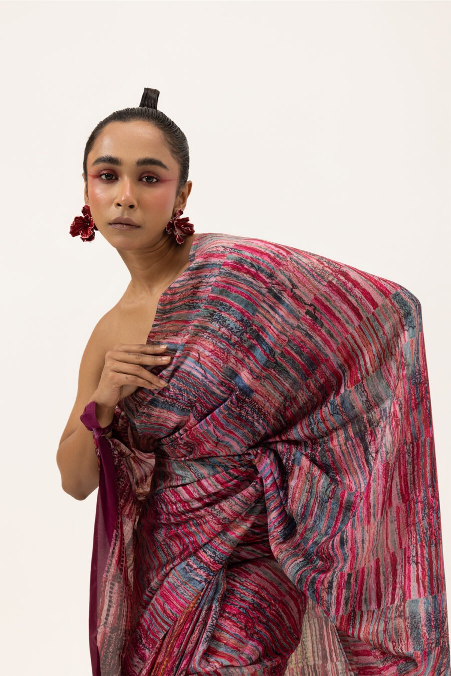 Crimson Tide Silk Saree