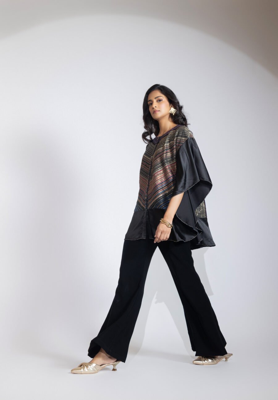 Zenith Stripped Kaftan Top - Image 5