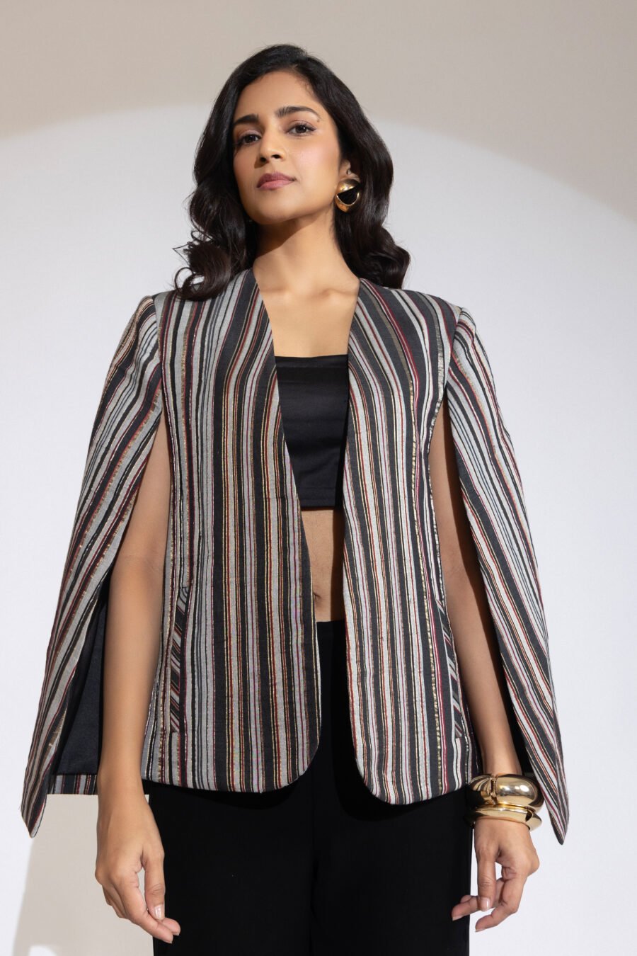 Elysian Cut-out Cape Blazer - Image 3
