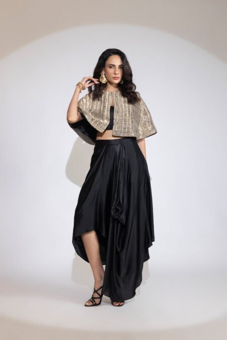 Aurora Shimmer Cape Jacket