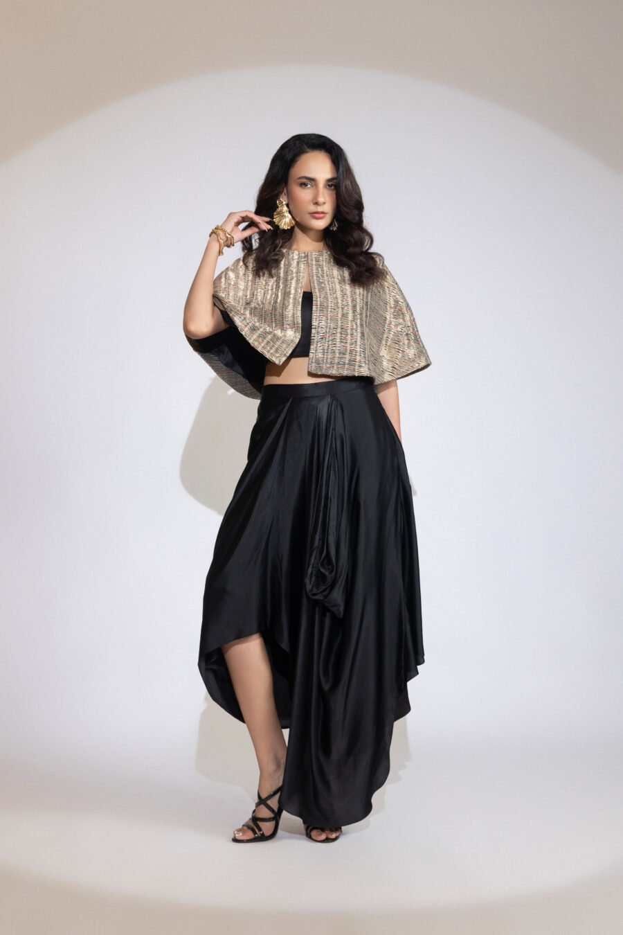 Aurora Shimmer Cape Jacket