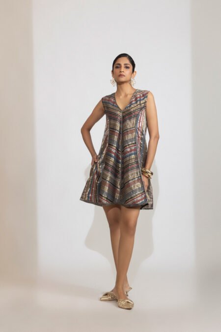 Evara Whisper Multi-stripe Tunic
