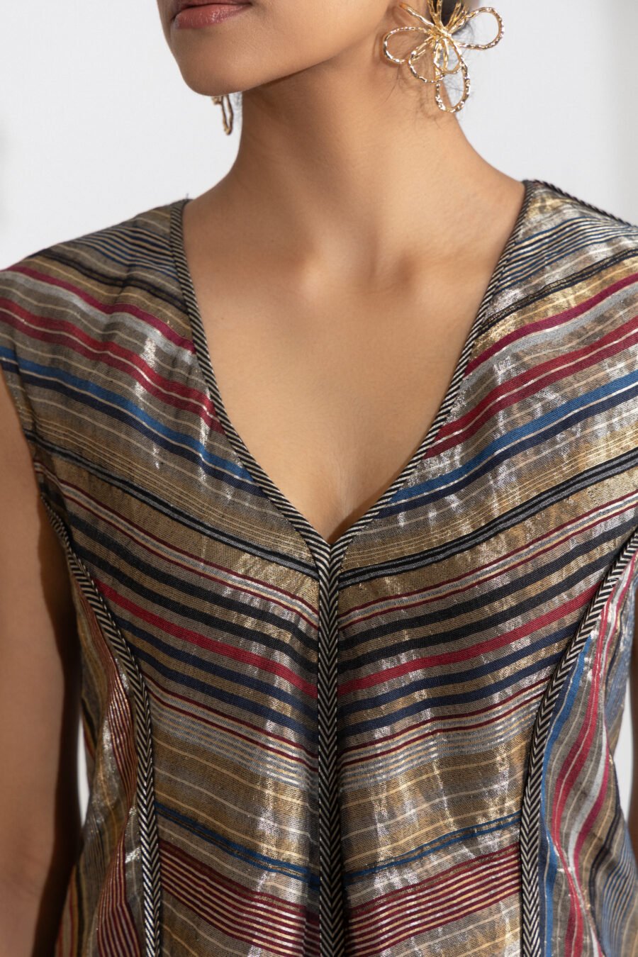 Evara Whisper Multi-stripe Tunic - Image 3