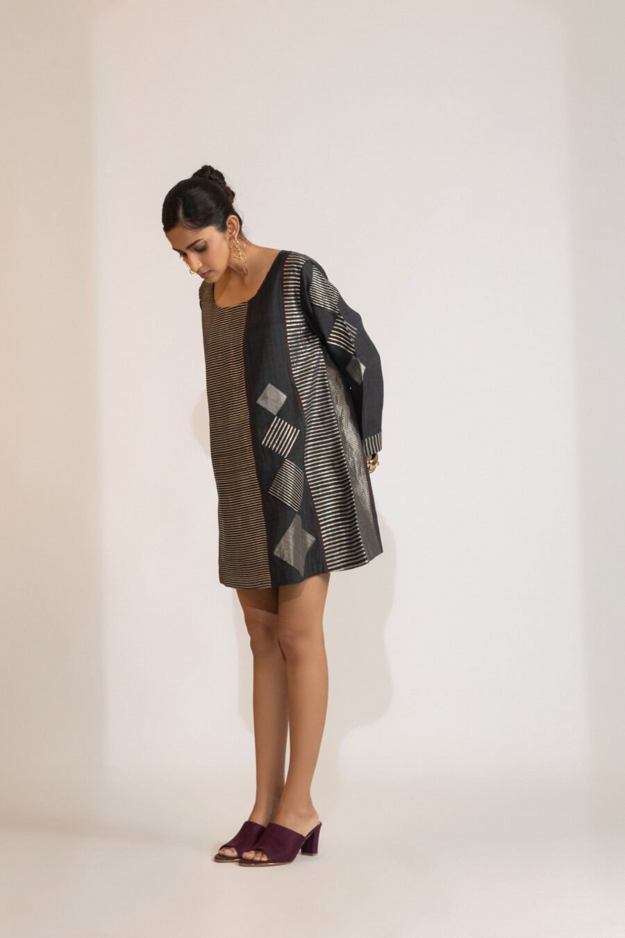 Luma Metallic Striped Tunic - Image 2