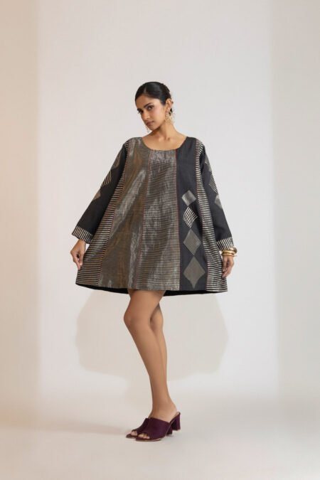 Luma Metallic Striped Tunic